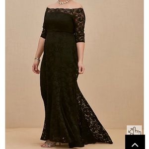 Torrid Lace Off The Shoulder Gown Sz 30
